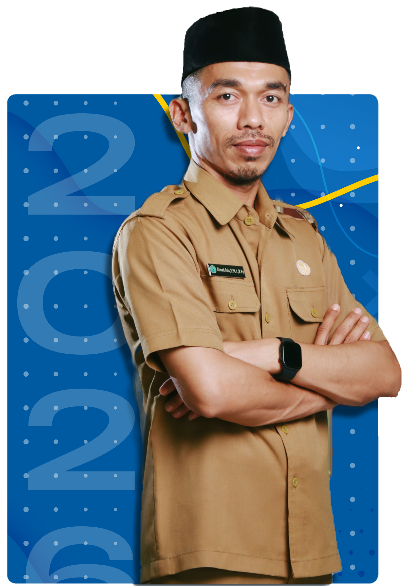 Kepala Sekolah Ahmad Azis, S.Pd.I, M.Pd